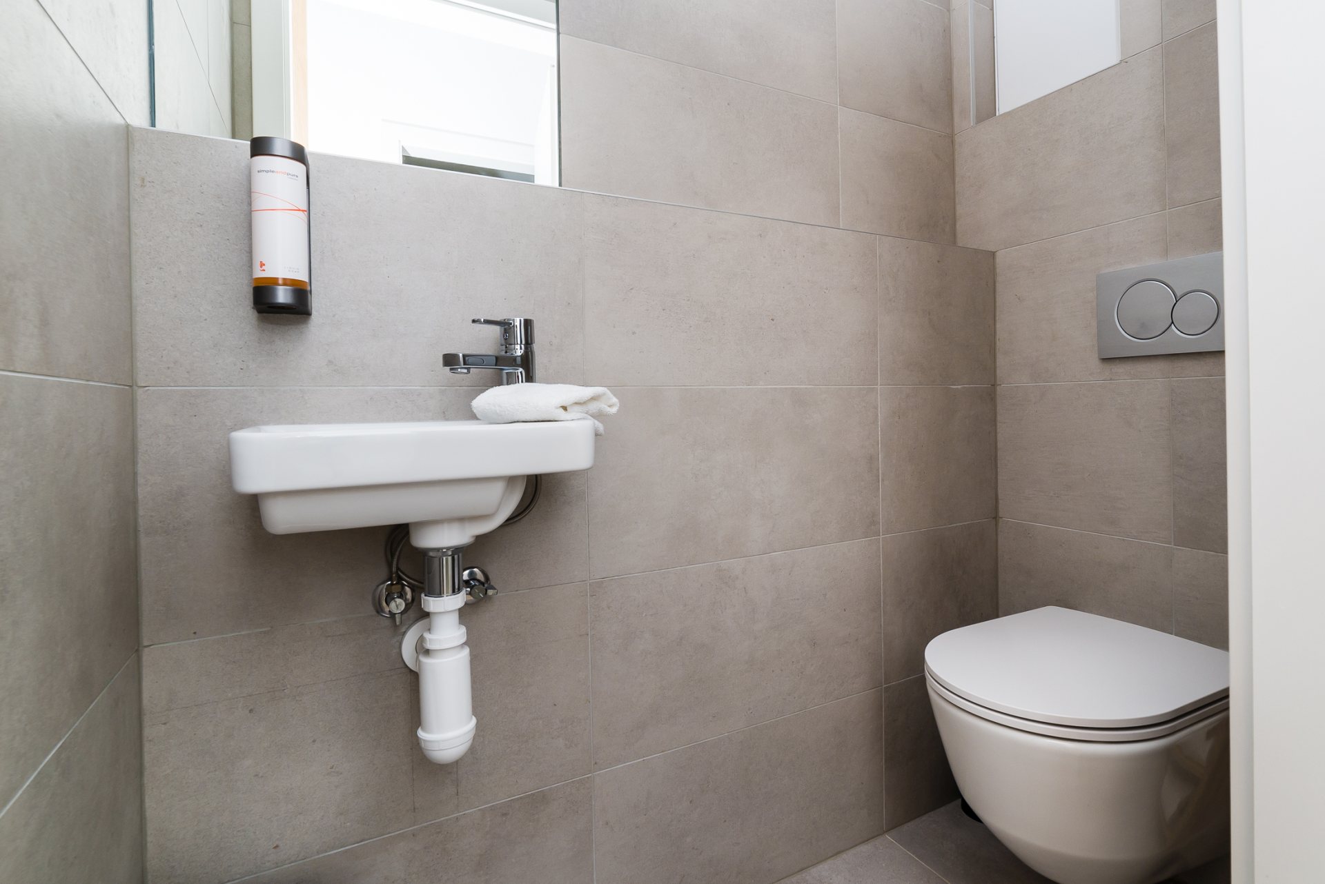 Tento typ apartmánu disponuje oddelenou toaletou